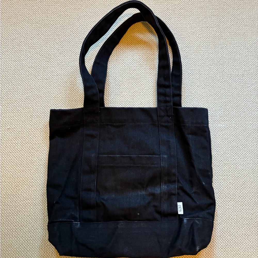 1979la Black Canvas Tote Bag